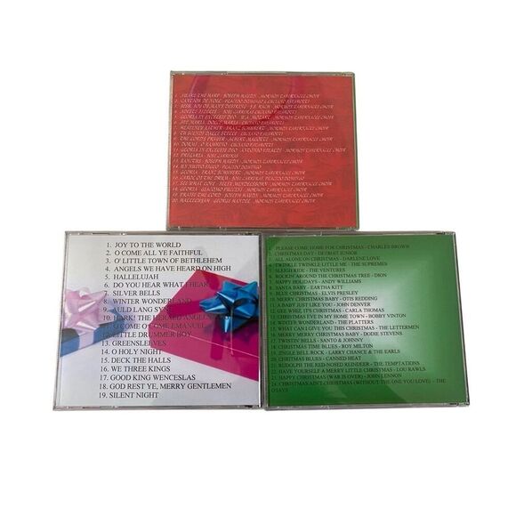 Lot of 3 Christmas Music Cds Blues Holiday Winter Gift Family Xmas Carols Vocals - Picture 2 of 6